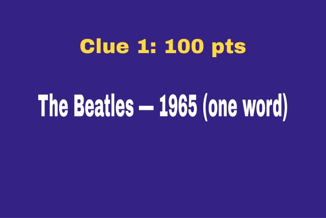 Can You Guess Songs Whose Titles Begin/End With ‘Y’?