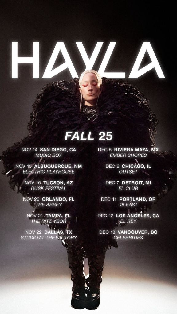 HAYLA Returns To North America This Fall For 12 New Headlining Shows