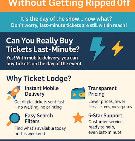 How to Score Last-Minute Tickets Without Getting Ripped Off